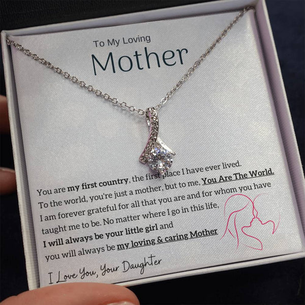 To My Loving Mother - You are my sunshine, I will always be your little girl (Limited Time Offer) - Alluring Beauty Necklace