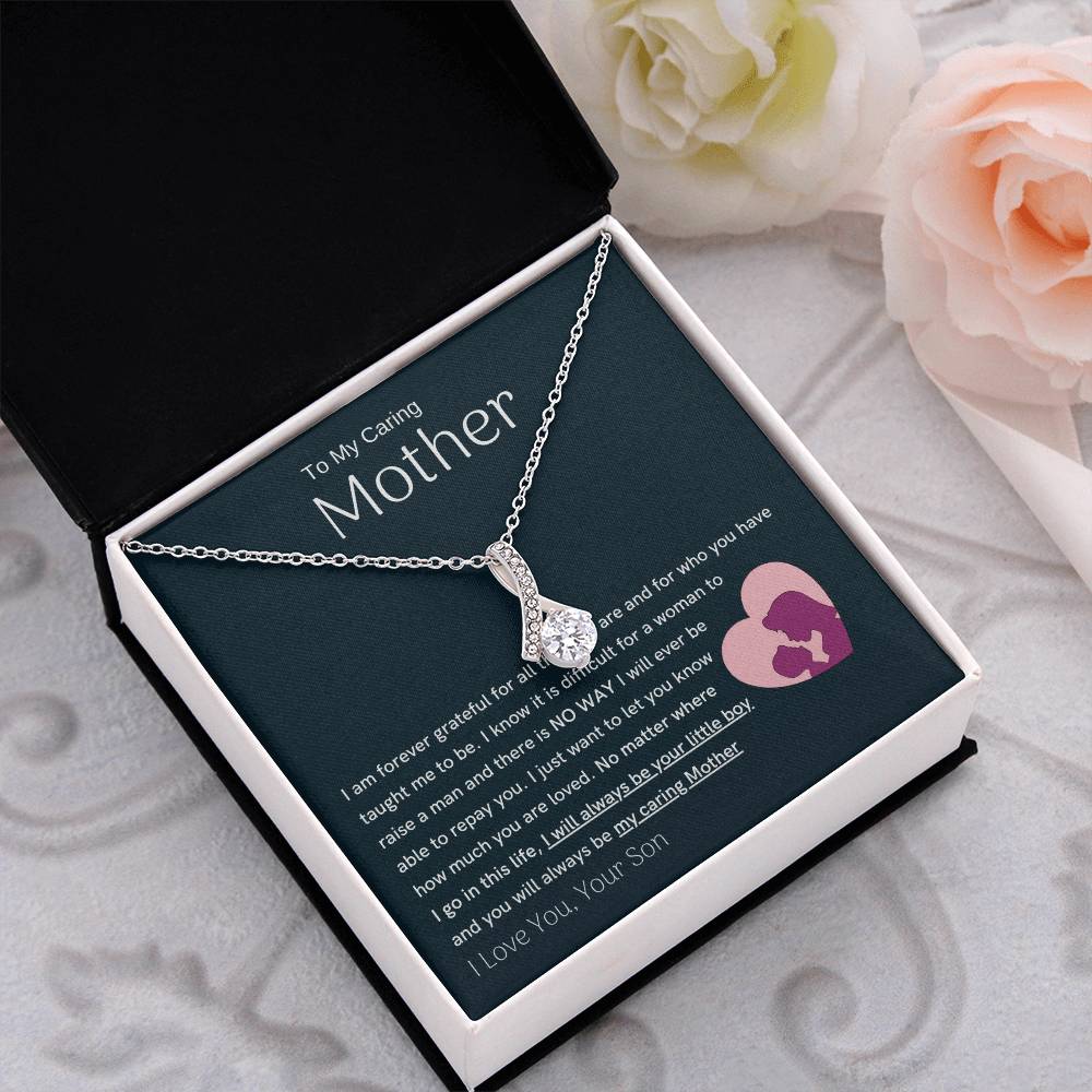 To My Loving Mother - You are my sunshine, I will always be your little boy (Limited Time Offer) - Alluring Beauty Necklace