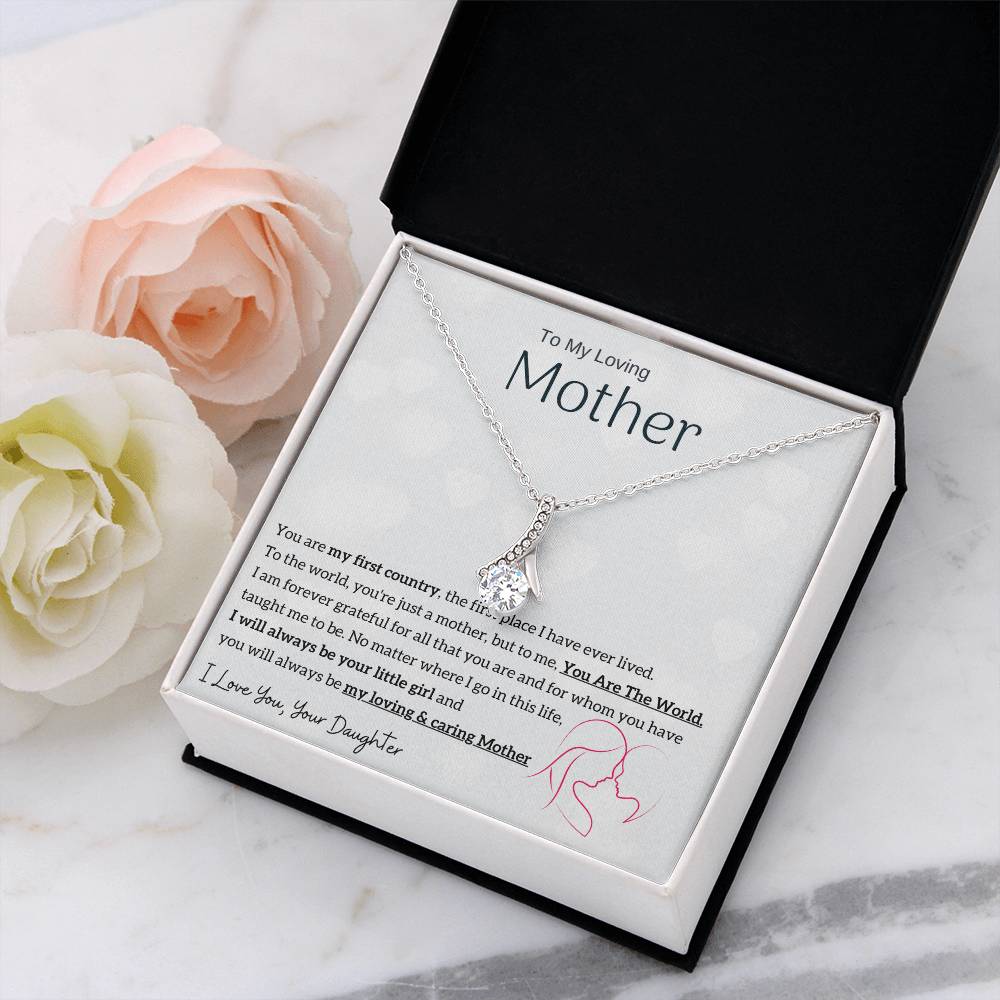 To My Loving Mother - You are my sunshine, I will always be your little girl (Limited Time Offer) - Alluring Beauty Necklace