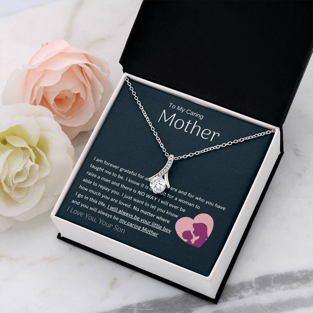 To My Loving Mother - You are my sunshine, I will always be your little boy (Limited Time Offer) - Alluring Beauty Necklace