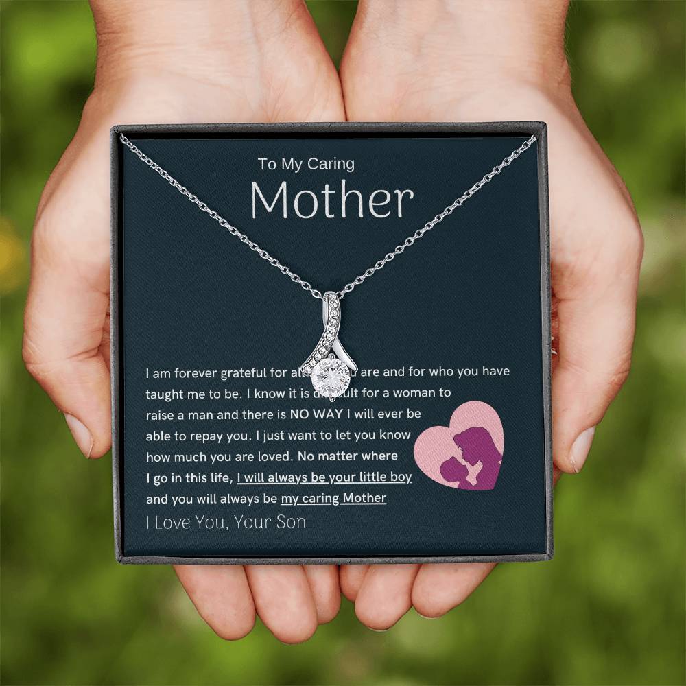 To My Loving Mother - You are my sunshine, I will always be your little boy (Limited Time Offer) - Alluring Beauty Necklace