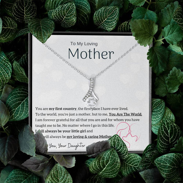 To My Loving Mother - You are my sunshine, I will always be your little girl (Limited Time Offer) - Alluring Beauty Necklace
