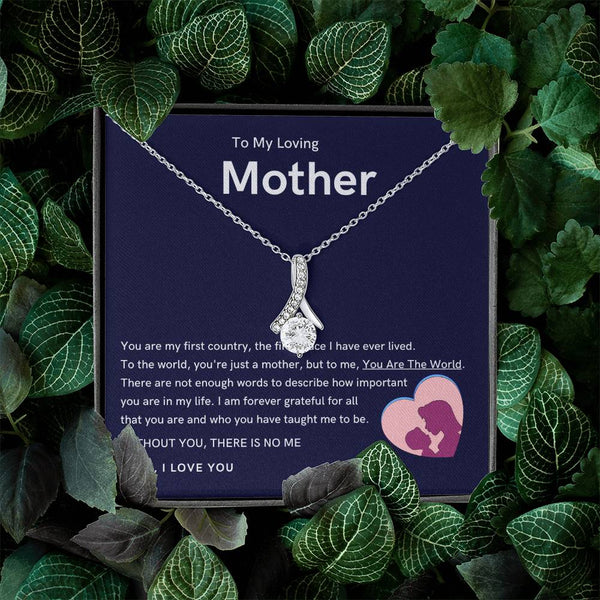 To My Loving Mother - Without You, There Is No Me (Limited Time Offer) - Alluring Beauty Necklace