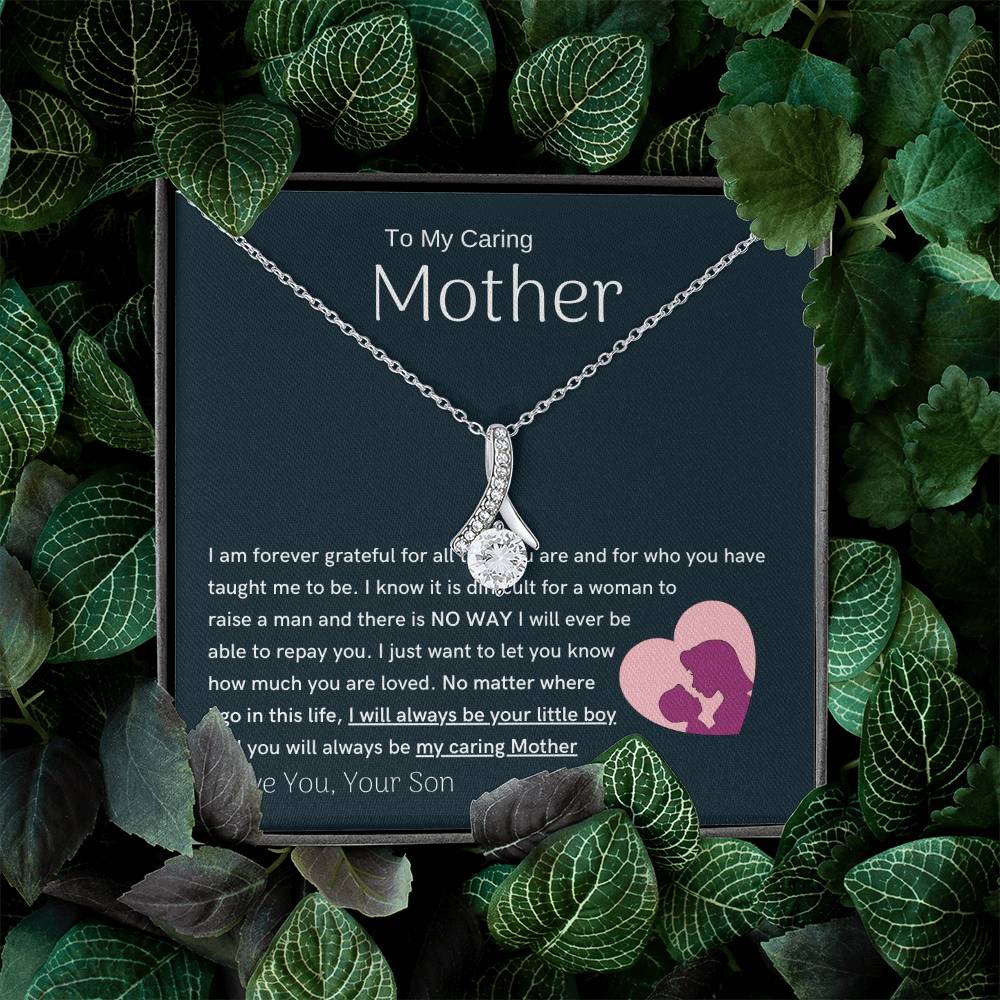 To My Loving Mother - You are my sunshine, I will always be your little boy (Limited Time Offer) - Alluring Beauty Necklace