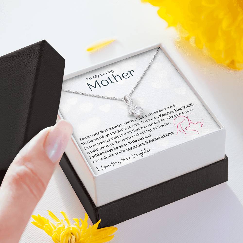 To My Loving Mother - You are my sunshine, I will always be your little girl (Limited Time Offer) - Alluring Beauty Necklace