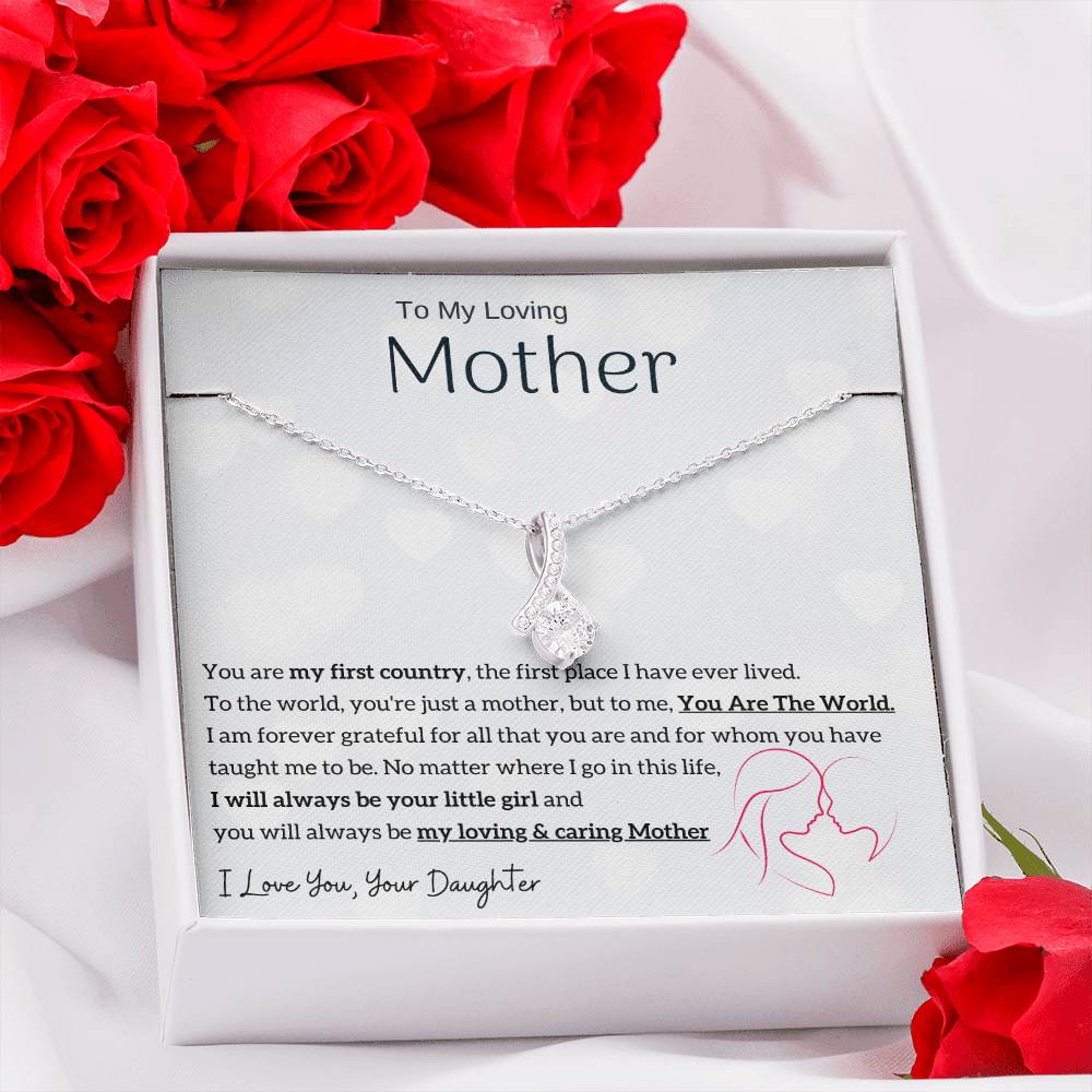 To My Loving Mother - You are my sunshine, I will always be your little girl (Limited Time Offer) - Alluring Beauty Necklace