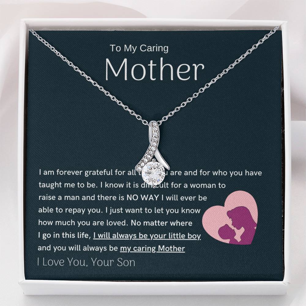 To My Loving Mother - You are my sunshine, I will always be your little boy (Limited Time Offer) - Alluring Beauty Necklace