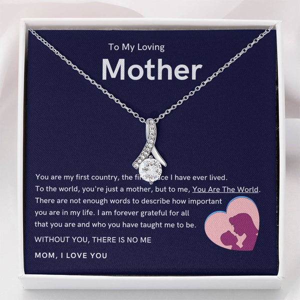 To My Loving Mother - Without You, There Is No Me (Limited Time Offer) - Alluring Beauty Necklace