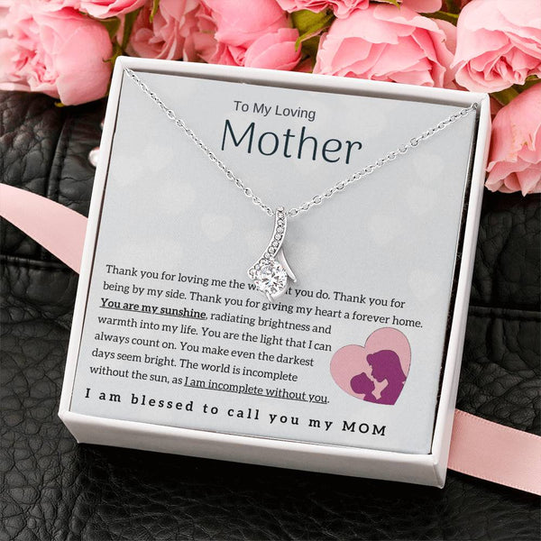 To My Loving Mother - You are my sunshine! (Limited Time Offer) - Alluring Beauty Necklace