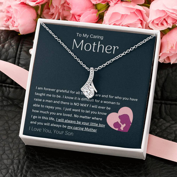 To My Loving Mother - You are my sunshine, I will always be your little boy (Limited Time Offer) - Alluring Beauty Necklace