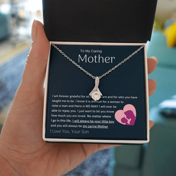 To My Loving Mother - You are my sunshine, I will always be your little boy (Limited Time Offer) - Alluring Beauty Necklace