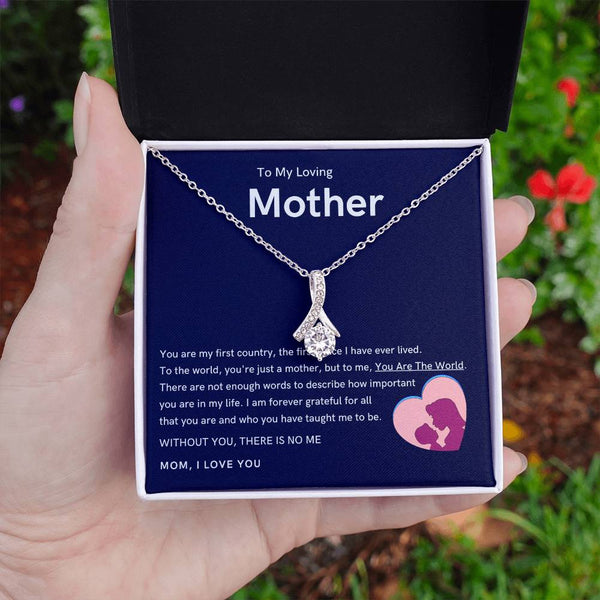 To My Loving Mother - Without You, There Is No Me (Limited Time Offer) - Alluring Beauty Necklace