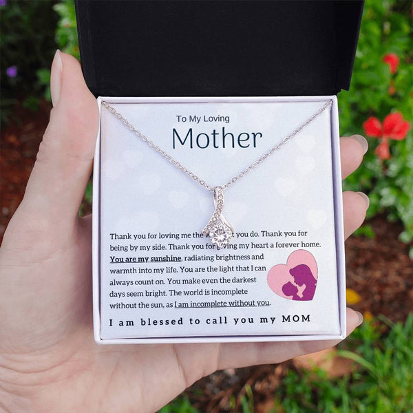 To My Loving Mother - You are my sunshine! (Limited Time Offer) - Alluring Beauty Necklace