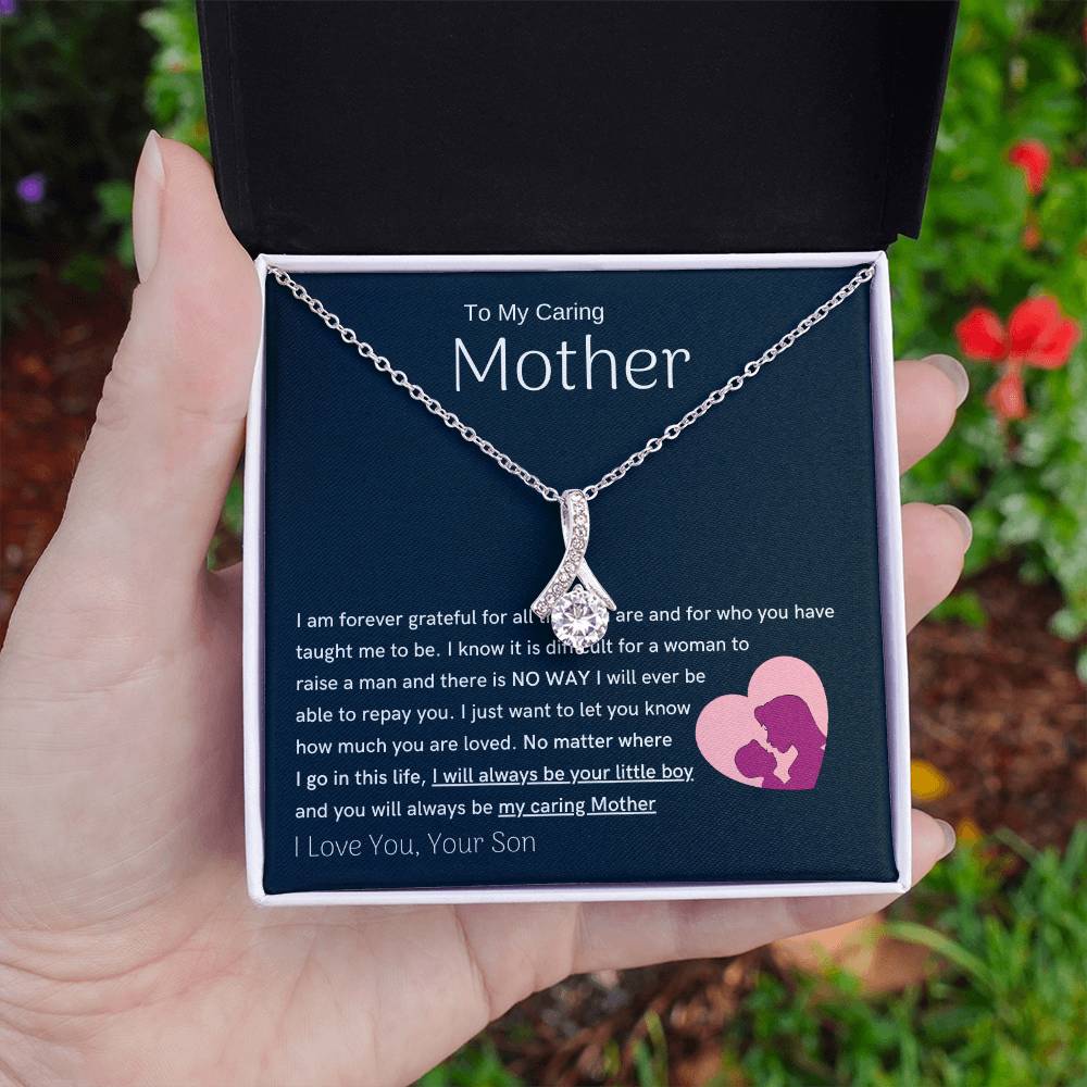 To My Loving Mother - You are my sunshine, I will always be your little boy (Limited Time Offer) - Alluring Beauty Necklace