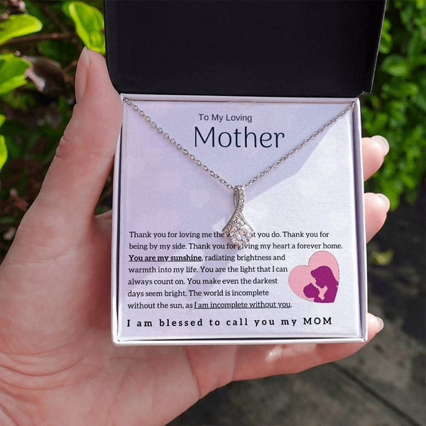 To My Loving Mother - You are my sunshine! (Limited Time Offer) - Alluring Beauty Necklace