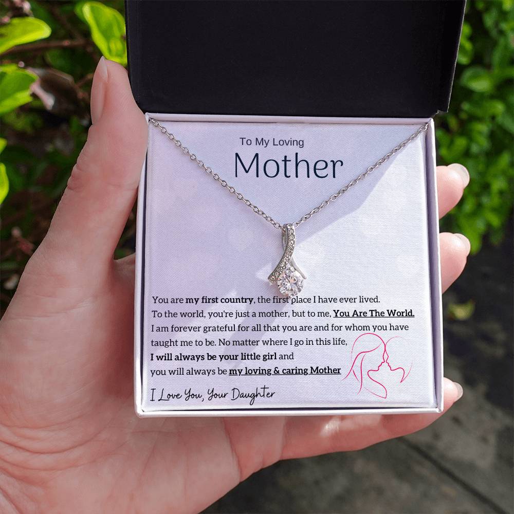 To My Loving Mother - You are my sunshine, I will always be your little girl (Limited Time Offer) - Alluring Beauty Necklace