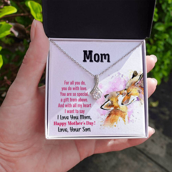 To My Mom - You Are So Special (Limited Time Offer) - Alluring Beauty Necklace
