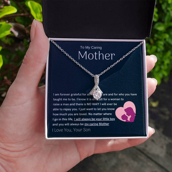 To My Loving Mother - You are my sunshine, I will always be your little boy (Limited Time Offer) - Alluring Beauty Necklace