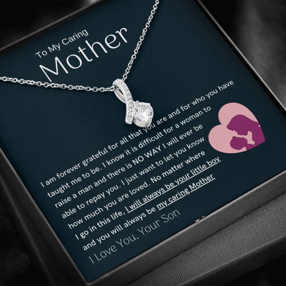 To My Loving Mother - You are my sunshine, I will always be your little boy (Limited Time Offer) - Alluring Beauty Necklace