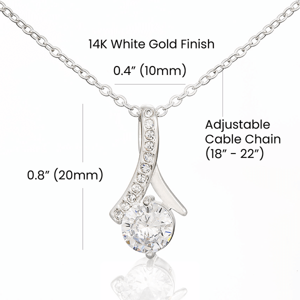 To My Mom, The Love Between A Mother And Her Daughter..  (Limited Time Offer) - Alluring Beauty Necklace