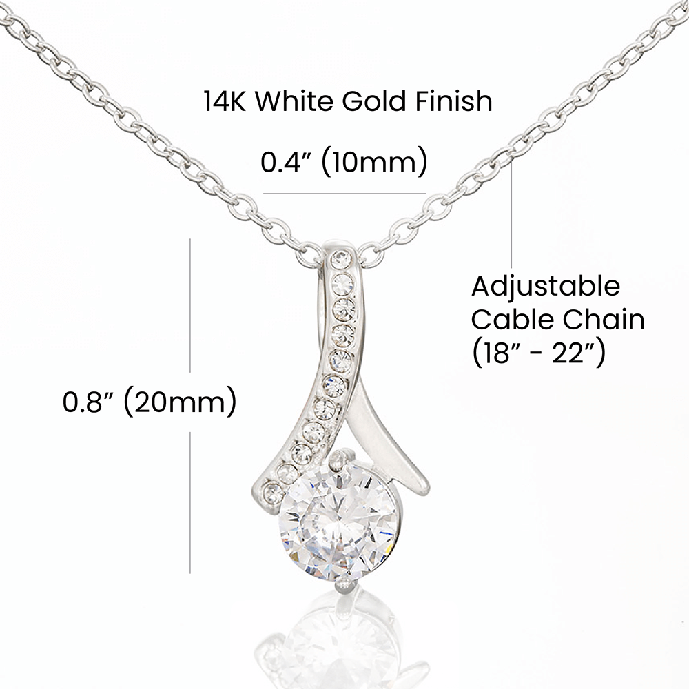 To My Loving Mother - You are my sunshine, I will always be your little boy (Limited Time Offer) - Alluring Beauty Necklace