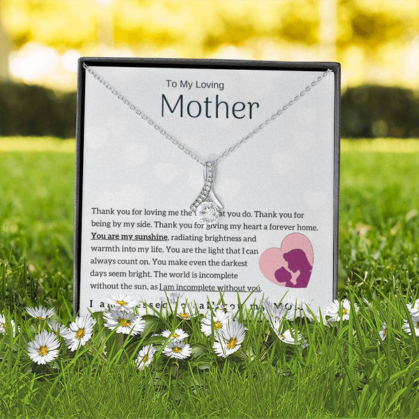 To My Loving Mother - You are my sunshine! (Limited Time Offer) - Alluring Beauty Necklace