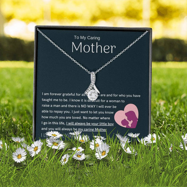 To My Loving Mother - You are my sunshine, I will always be your little boy (Limited Time Offer) - Alluring Beauty Necklace