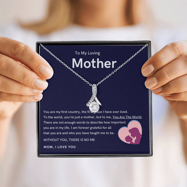 To My Loving Mother - Without You, There Is No Me (Limited Time Offer) - Alluring Beauty Necklace