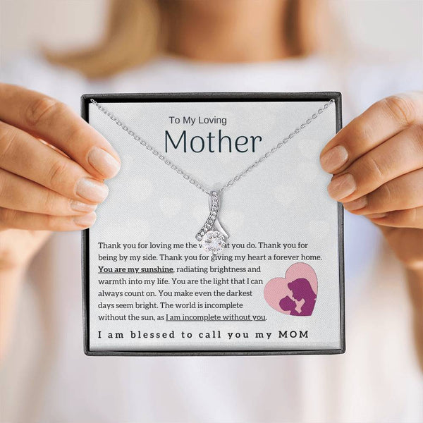 To My Loving Mother - You are my sunshine! (Limited Time Offer) - Alluring Beauty Necklace