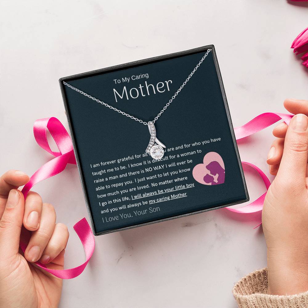 To My Loving Mother - You are my sunshine, I will always be your little boy (Limited Time Offer) - Alluring Beauty Necklace