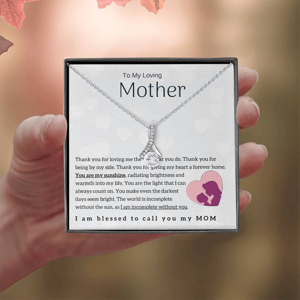 To My Loving Mother - You are my sunshine! (Limited Time Offer) - Alluring Beauty Necklace