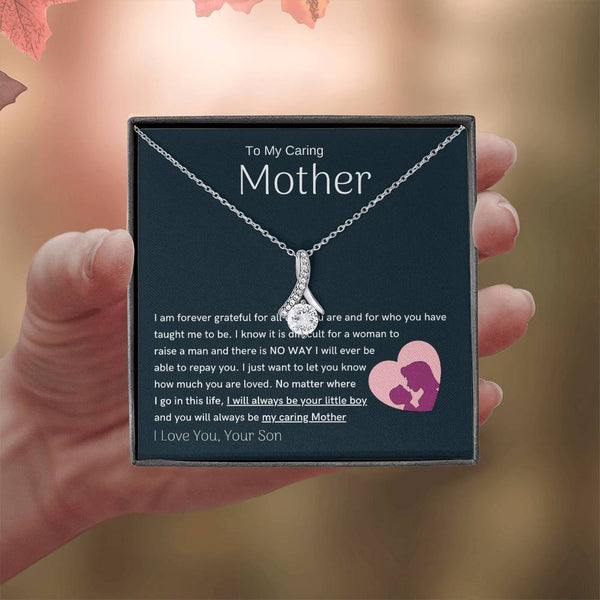 To My Loving Mother - You are my sunshine, I will always be your little boy (Limited Time Offer) - Alluring Beauty Necklace