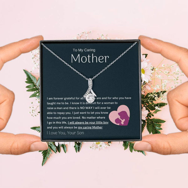 To My Loving Mother - You are my sunshine, I will always be your little boy (Limited Time Offer) - Alluring Beauty Necklace