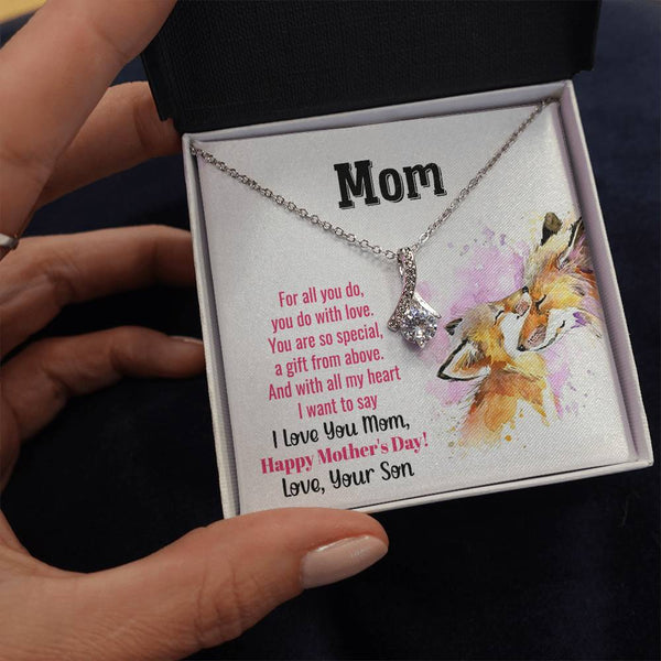 To My Mom - You Are So Special (Limited Time Offer) - Alluring Beauty Necklace