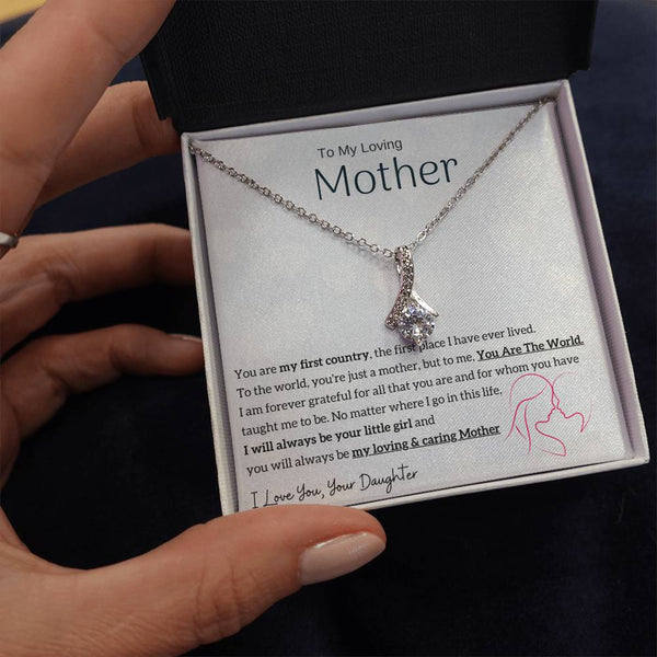 To My Loving Mother - You are my sunshine, I will always be your little girl (Limited Time Offer) - Alluring Beauty Necklace