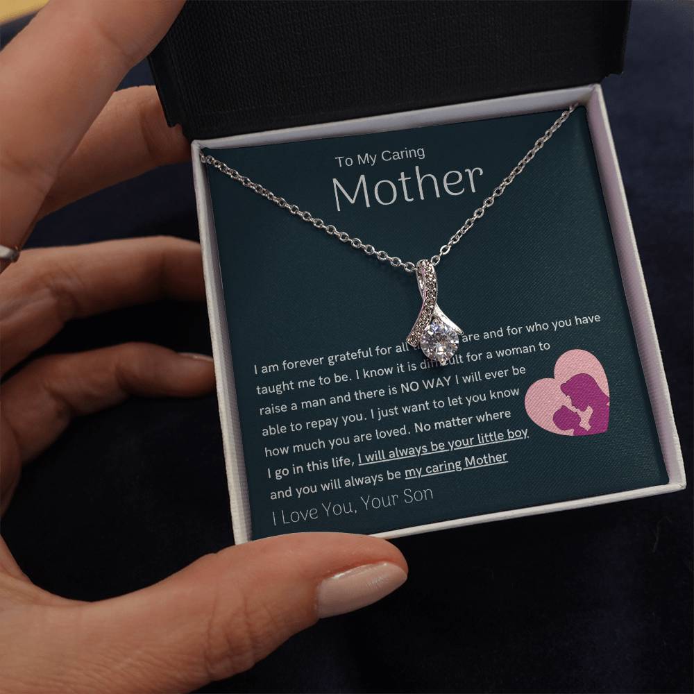 To My Loving Mother - You are my sunshine, I will always be your little boy (Limited Time Offer) - Alluring Beauty Necklace