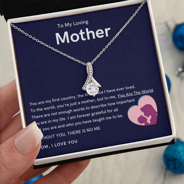 To My Loving Mother - Without You, There Is No Me (Limited Time Offer) - Alluring Beauty Necklace