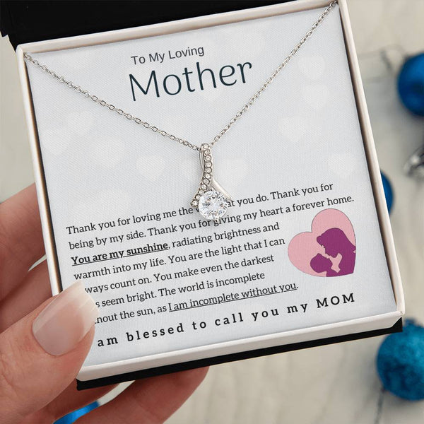 To My Loving Mother - You are my sunshine! (Limited Time Offer) - Alluring Beauty Necklace