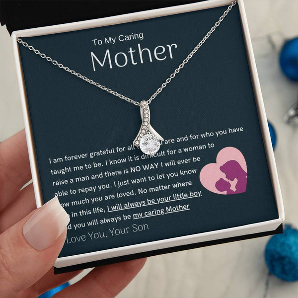 To My Loving Mother - You are my sunshine, I will always be your little boy (Limited Time Offer) - Alluring Beauty Necklace