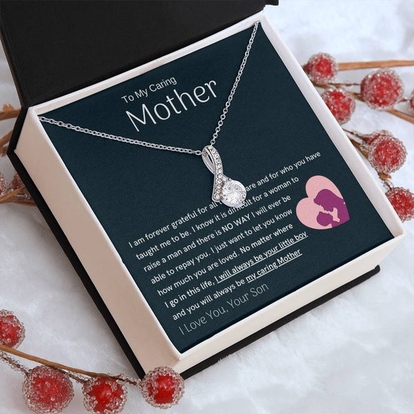 To My Loving Mother - You are my sunshine, I will always be your little boy (Limited Time Offer) - Alluring Beauty Necklace