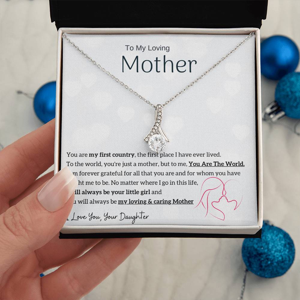 To My Loving Mother - You are my sunshine, I will always be your little girl (Limited Time Offer) - Alluring Beauty Necklace