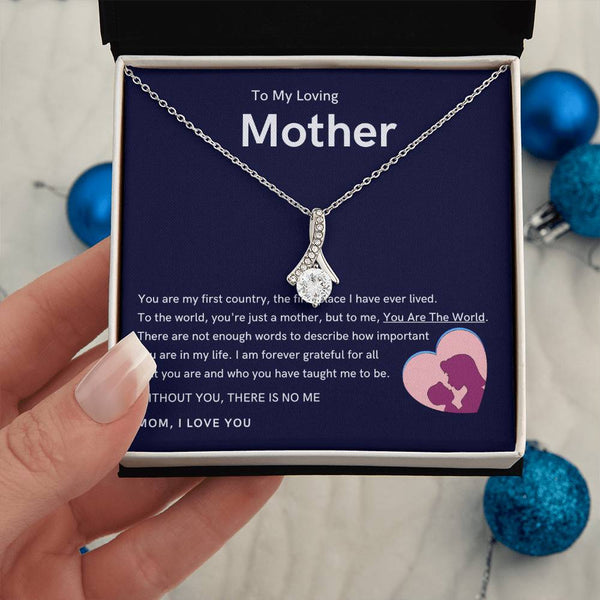 To My Loving Mother - Without You, There Is No Me (Limited Time Offer) - Alluring Beauty Necklace