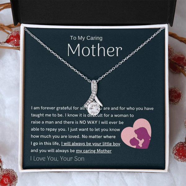 To My Loving Mother - You are my sunshine, I will always be your little boy (Limited Time Offer) - Alluring Beauty Necklace