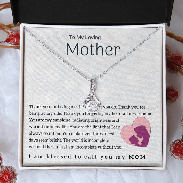 To My Loving Mother - You are my sunshine! (Limited Time Offer) - Alluring Beauty Necklace