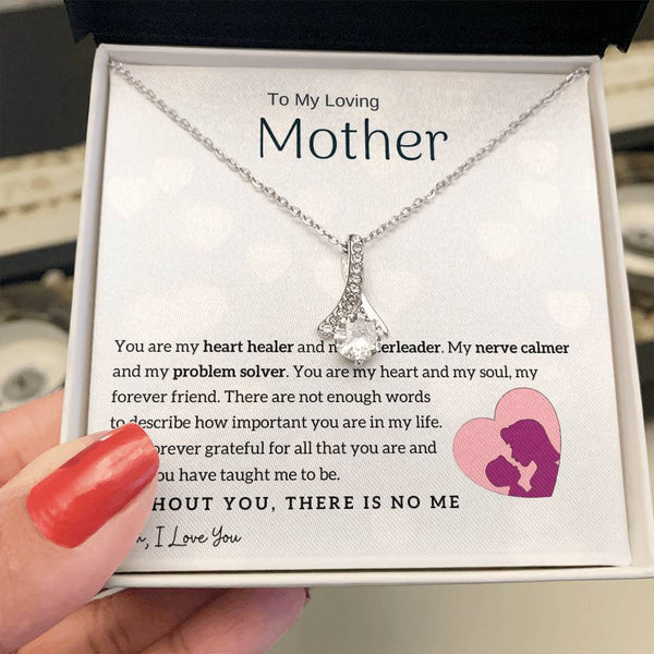 To My Loving Mother - You are my heart healer (Limited Time Offer) - Alluring Beauty Necklace