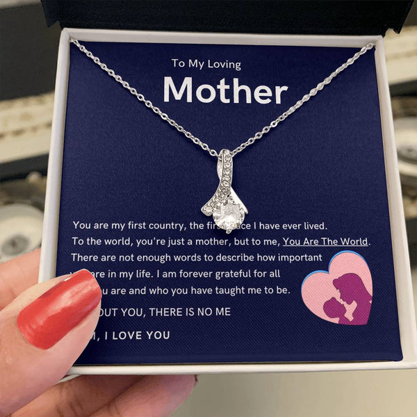 To My Loving Mother - Without You, There Is No Me (Limited Time Offer) - Alluring Beauty Necklace