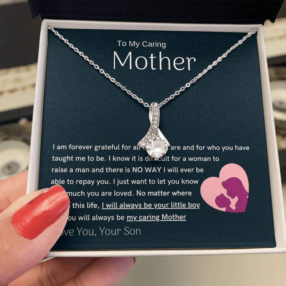 To My Loving Mother - You are my sunshine, I will always be your little boy (Limited Time Offer) - Alluring Beauty Necklace