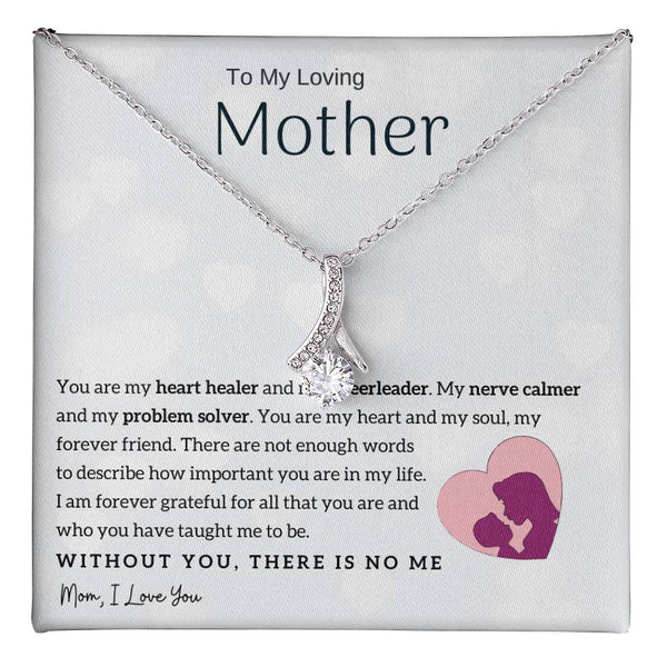 To My Loving Mother - You are my heart healer (Limited Time Offer) - Alluring Beauty Necklace