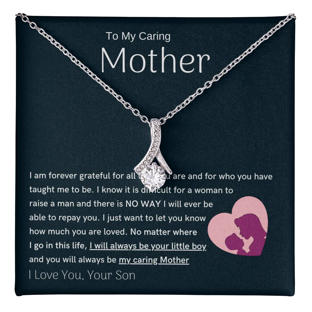 To My Loving Mother - You are my sunshine, I will always be your little boy (Limited Time Offer) - Alluring Beauty Necklace