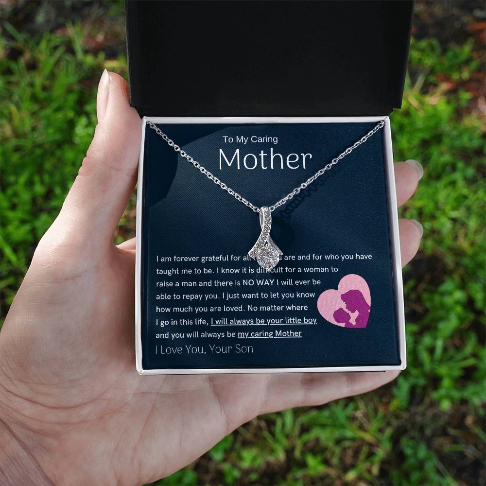 To My Loving Mother - You are my sunshine, I will always be your little boy (Limited Time Offer) - Alluring Beauty Necklace